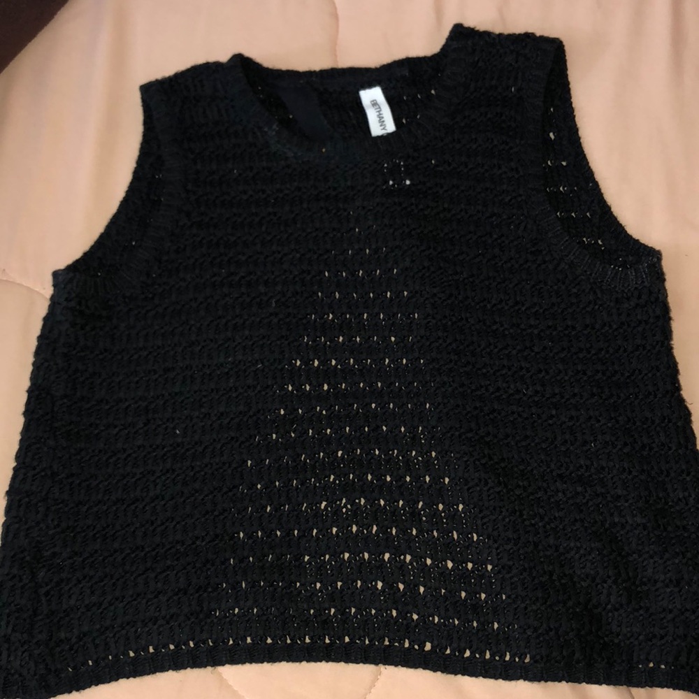Black Knitted Top